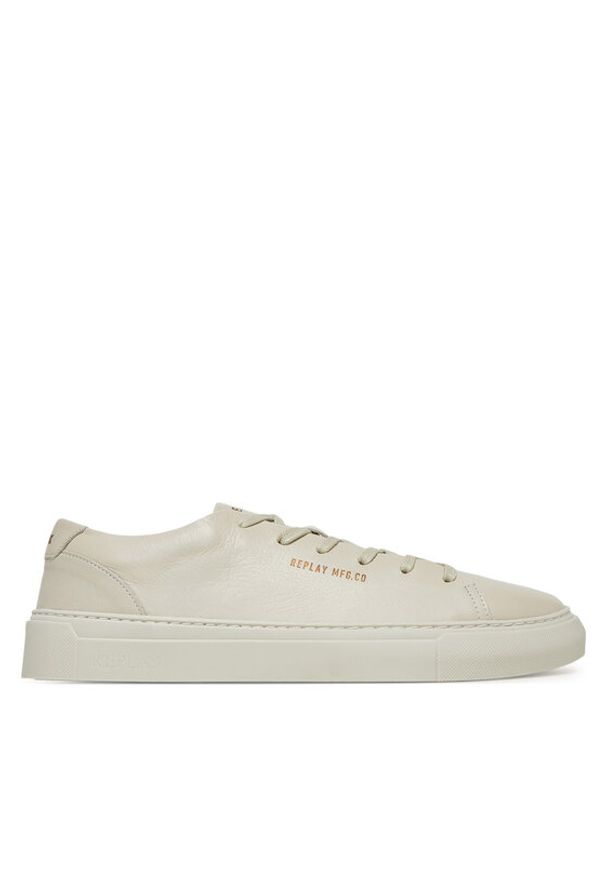 Replay - REPLAY Sneakersy GMZ6U .000.C0002L Biały. Kolor: biały. Materiał: skóra