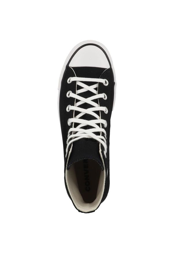Trampki Converse Chuck Taylor All Star Lift Hi, Dla obu płci. Okazja: na co dzień. Kolor: czarny. Materiał: tkanina. Model: Converse All Star
