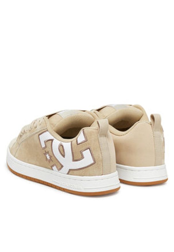 DC Shoes Sneakersy V5-10116 Beżowy. Kolor: beżowy. Materiał: skóra, zamsz