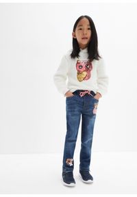 bonprix - Dżinsy termiczne mid waist. Kolor: niebieski #2