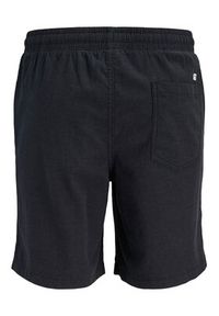Jack & Jones Szorty materiałowe Jaiden 12293768 Czarny Relaxed Fit. Kolor: czarny. Materiał: bawełna #8