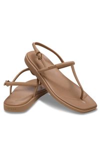 Crocs Sandały Miami Thong Flip 209793 Brązowy. Kolor: brązowy