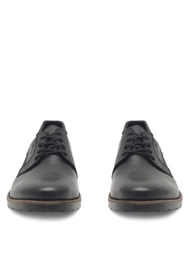 Rieker Półbuty 14603-00 Czarny. Kolor: czarny. Materiał: skóra