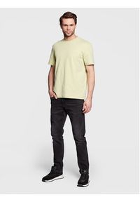 Calvin Klein T-Shirt Micro Logo Interlock K10K109894 Zielony Regular Fit. Kolor: zielony. Materiał: bawełna #2