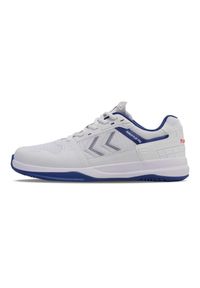 Buty do chodzenia męskie Hummel Power Play Pro. Zapięcie: sznurówki. Kolor: biały, wielokolorowy, niebieski. Materiał: materiał, syntetyk. Szerokość cholewki: normalna. Sport: turystyka piesza