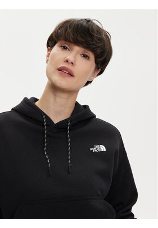 The North Face Bluza NF0A87FK Czarny Regular Fit. Kolor: czarny. Materiał: bawełna, syntetyk
