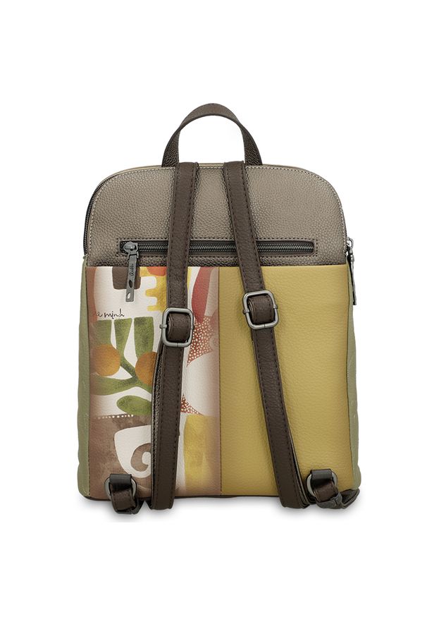 Plecak Anekke, duży mieści A4 z regulowanymi szelkami, szary, 42705-073. Kolor: szary. Styl: casual