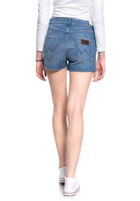 Wrangler - DAMSKIE SHORTY JEANSOWE WRANGLER BOYFRIEND SHORT WORN BLUE W22KKN079 112127818. Materiał: jeans #7