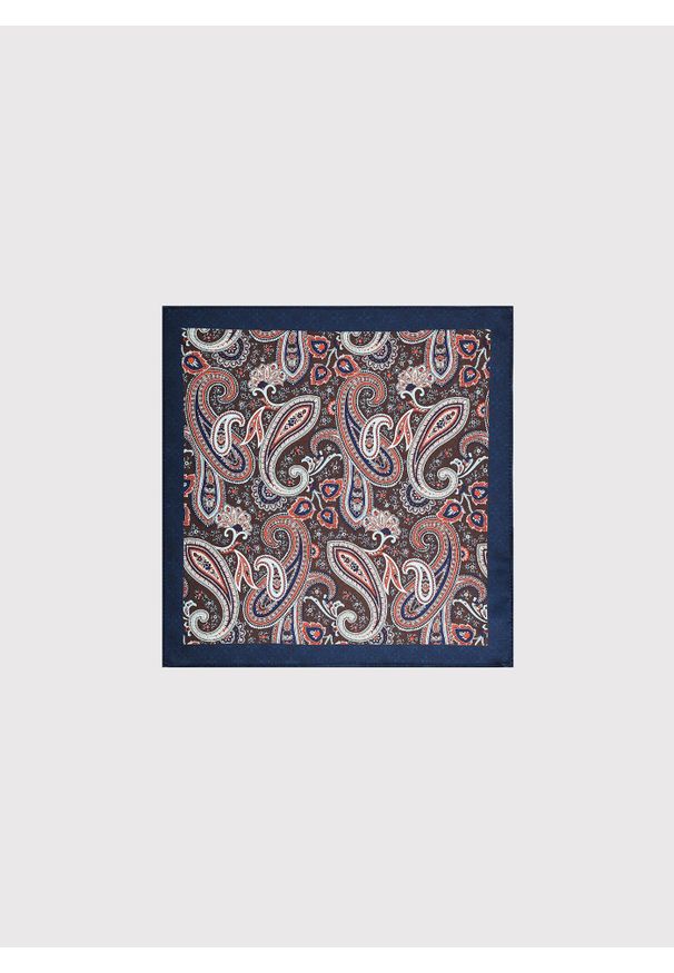 Pako Lorente - PAKO LORENTE - Dwustronna poszetka męska paisley. Materiał: poliester. Wzór: paisley