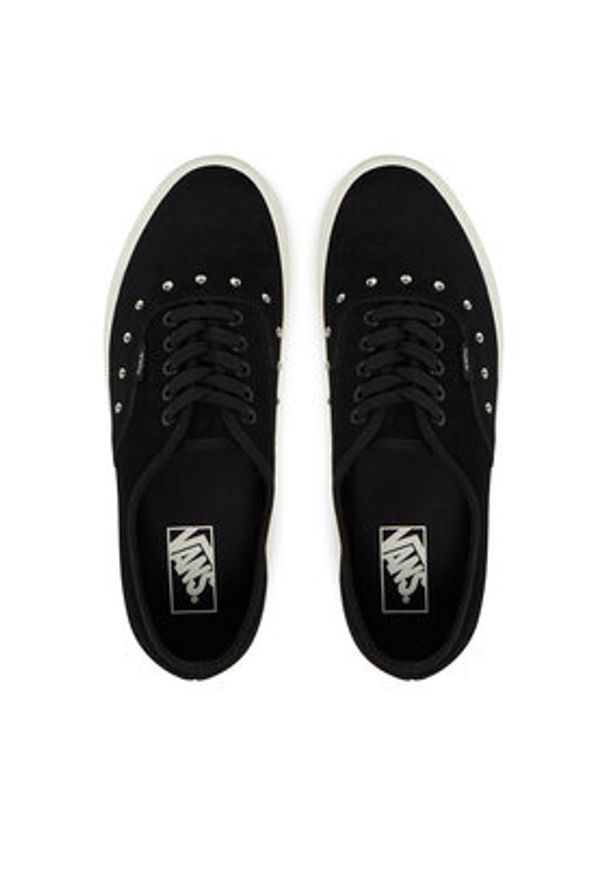 Vans Tenisówki Authentic VN000CRQBLK1 Czarny. Kolor: czarny. Materiał: zamsz, skóra