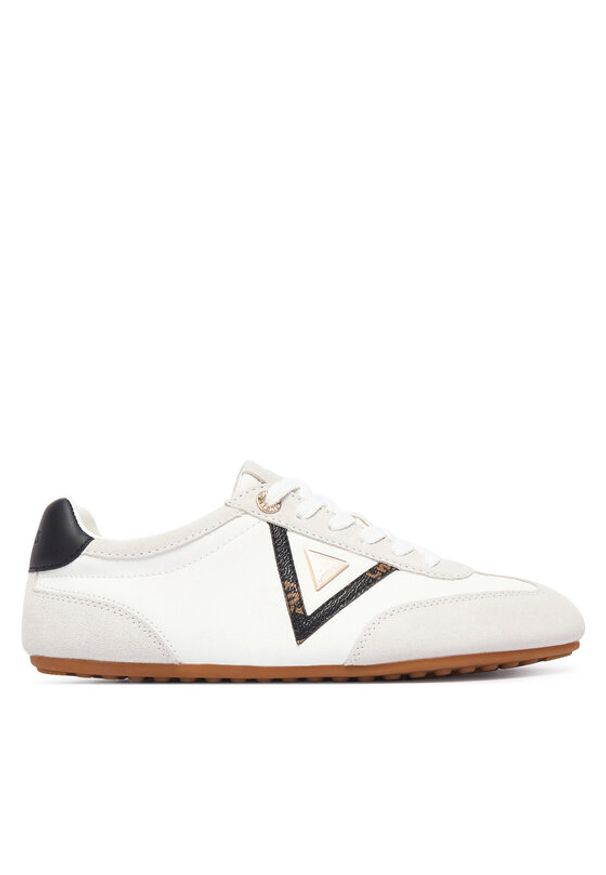Guess Sneakersy Relli FLTREL LEA12 Kremowy. Kolor: kremowy. Materiał: skóra