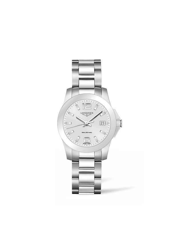 LONGINES Conquest L3.377.4.76.6. Materiał: koronka. Styl: sportowy, klasyczny, casual