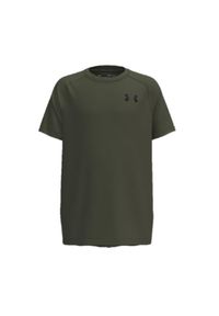 Szkolenia dla dzieci top Under Armour Tech™ 2.0. Kolor: zielony, czarny, wielokolorowy. Sport: turystyka piesza, fitness #1