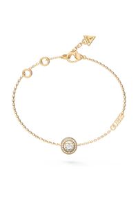 Guess Bransoletka JUBB0466 8JW Złoty. Materiał: metalowe. Kolor: złoty