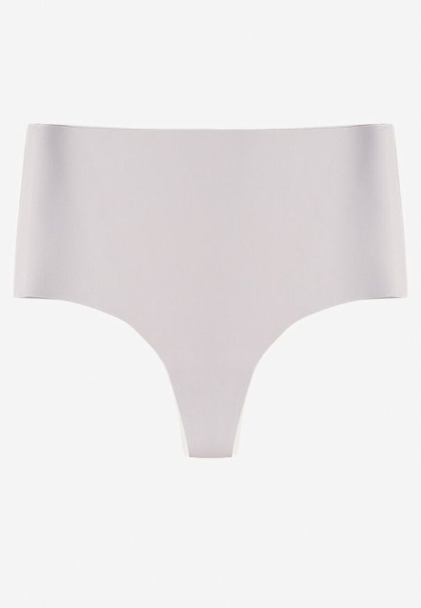 Renee - Jasnoszare Bezszwowe Majtki High Waist Kolunea. Stan: podwyższony. Kolor: szary