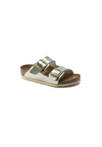 Klapki dla dzieci Birkenstock Arizona. Kolor: żółty. Materiał: materiał