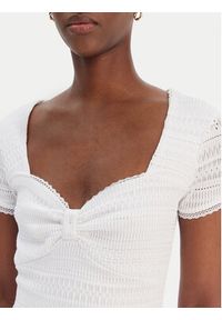 Guess Sukienka codzienna W6GK15 K2950 Biały Slim Fit. Okazja: na co dzień. Kolor: biały. Materiał: syntetyk. Typ sukienki: proste. Styl: casual #4
