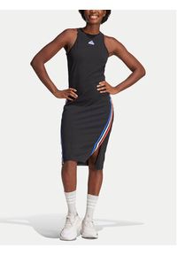 Adidas - adidas Sukienka codzienna Future Icons 3-Stripes IR9135 Czarny Regular Fit. Okazja: na co dzień. Kolor: czarny. Materiał: bawełna. Typ sukienki: proste. Styl: casual #7