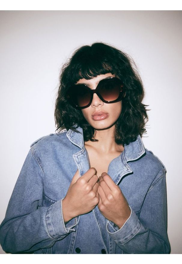 Reserved - Okulary przeciwsłoneczne - brązowy. Kolor: brązowy