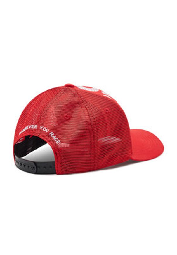 Compressport Czapka z daszkiem CU00008B Czerwony. Kolor: czerwony. Materiał: materiał
