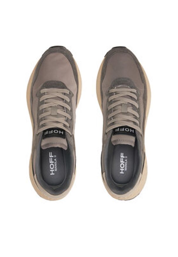 HOFF Sneakersy Manila 22435600 Brązowy. Kolor: brązowy. Materiał: zamsz, skóra