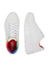 skechers - Skechers Sneakersy UNO LITE 310456L WMLT Biały. Kolor: biały. Materiał: syntetyk, materiał #6