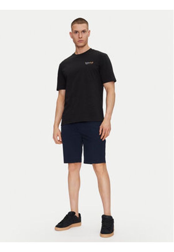 Timberland T-Shirt TB0A6DMA Czarny Regular Fit. Kolor: czarny. Materiał: bawełna