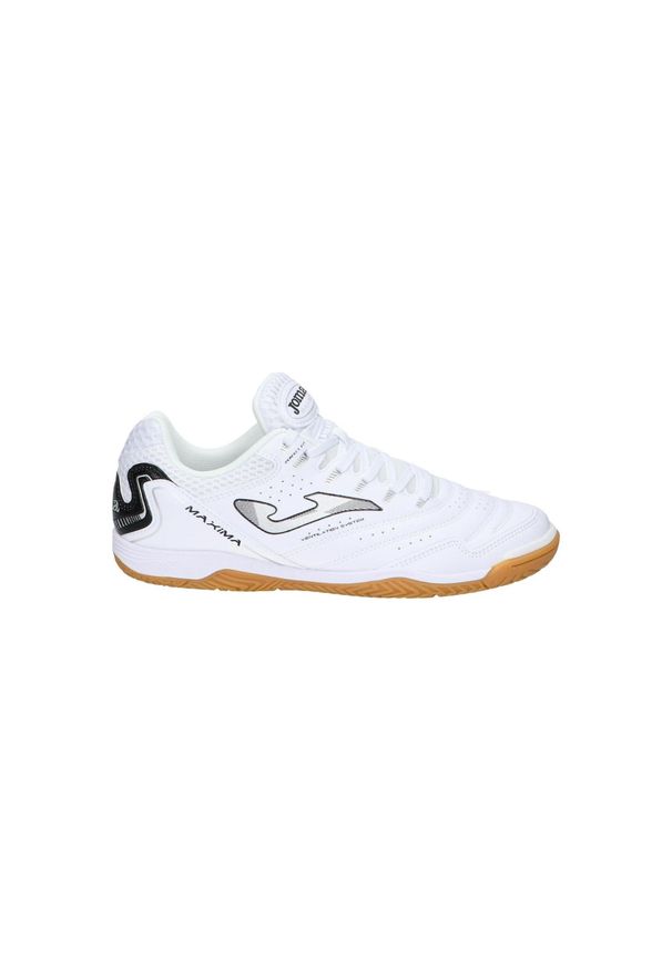 Joma - Buty piłkarskie halówki męskie JOMA MAXIMA na halę. Kolor: biały. Materiał: materiał, syntetyk. Sport: piłka nożna