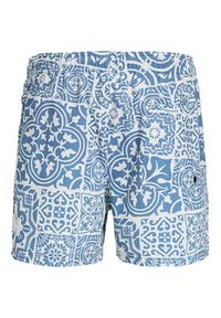 Jack & Jones - Jack&Jones Szorty kąpielowe Maui 12277730 Błękitny Regular Fit. Kolor: niebieski. Materiał: syntetyk