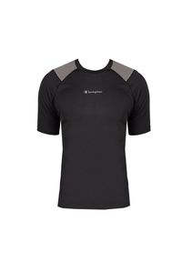 Champion T-Shirt | 218011 | Mężczyzna | Czarny. Okazja: na co dzień. Kolor: czarny. Materiał: poliester. Wzór: nadruk. Styl: casual, klasyczny #5