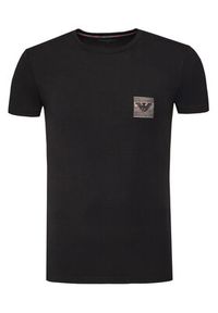 Emporio Armani Underwear T-Shirt EM000375 AF10798 UC001 Czarny Slim Fit. Kolor: czarny. Materiał: bawełna #7