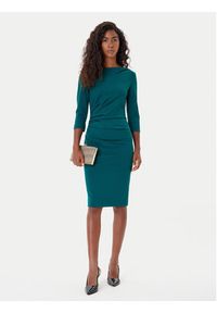 Rinascimento Sukienka koktajlowa CFC0126154003 Zielony Slim Fit. Kolor: zielony. Materiał: syntetyk. Styl: wizytowy