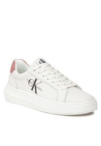 Calvin Klein Jeans Sneakersy YW0YW00823 Biały. Kolor: biały. Materiał: skóra #3