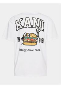 Karl Kani T-Shirt KM241-039-1 Biały Regular Fit. Kolor: biały. Materiał: bawełna