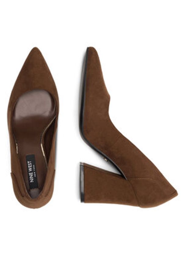 Nine West Czółenka KALILA 13196G Brązowy. Kolor: brązowy. Materiał: materiał