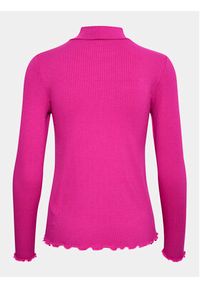 Kaffe Bluzka Kadrew Turtleneck 10507922 Różowy Shaped Fit. Kolor: różowy. Materiał: wiskoza #2