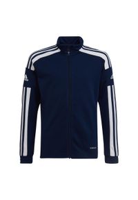 Adidas - Bluza dla dzieci adidas Squadra 21 Training Full Zip. Kolor: biały, niebieski, wielokolorowy