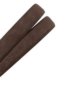 Gino Rossi Pasek Damski BLYL24004-1-S Brązowy. Kolor: brązowy. Materiał: zamsz, skóra