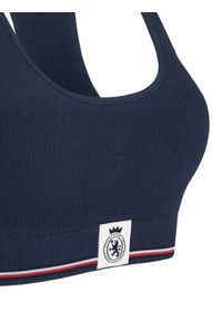 TOMMY HILFIGER - Tommy Hilfiger Biustonosz top UW0UW06061 Granatowy. Kolor: niebieski. Materiał: bawełna #7