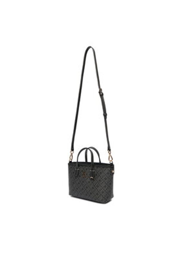 TOMMY HILFIGER - Tommy Hilfiger Torebka Monoplay Le Nano Tote AW0AW17717 Czarny. Kolor: czarny. Materiał: skórzane