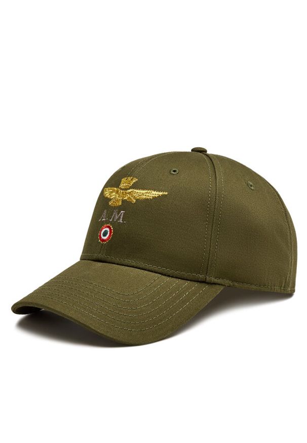 Aeronautica Militare Czapka z daszkiem 241HA1100CT2848 Khaki. Kolor: brązowy. Materiał: materiał