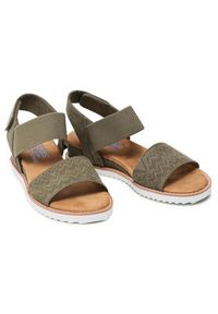 skechers - Skechers Sandały Desert Kiss 31440/OLV Zielony. Kolor: zielony. Materiał: materiał #5
