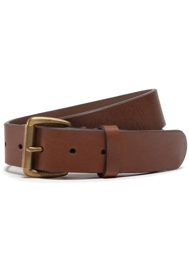 Polo Ralph Lauren Pasek Męski Rgd Chrm Bt 405826042002 Brązowy. Kolor: brązowy. Materiał: skóra