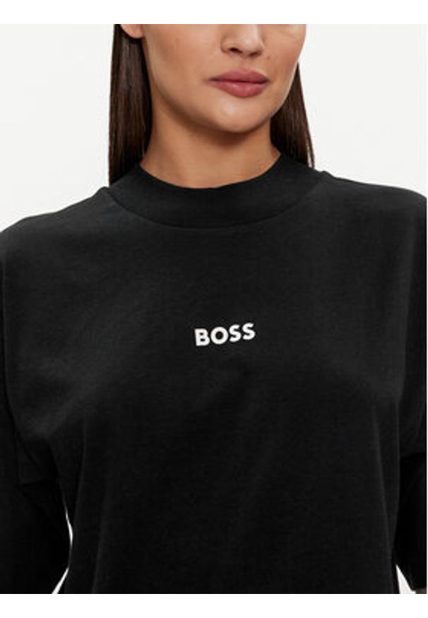 BOSS - Boss Piżama Adeline 50515581 Czarny Regular Fit. Kolor: czarny. Materiał: bawełna