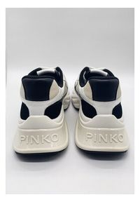 Pinko - PINKO Sneakersy PINKO SNEAKER TUMBLED LEATHER/COW SUEDE/SPREADING - SS0031P033 Czarny. Kolor: czarny #5