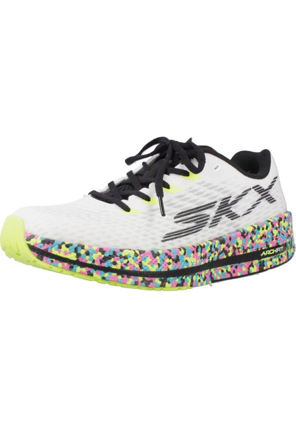 skechers - Buty SKECHERS GO RUN RAZOR 5 Biały. Kolor: biały. Materiał: tkanina. Sport: bieganie