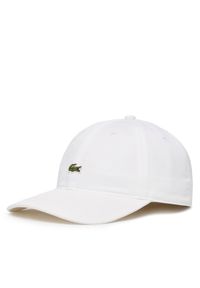 Czapka z daszkiem Lacoste. Kolor: biały #1