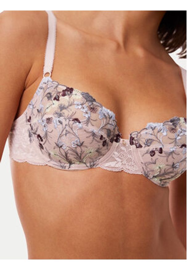 Triumph Biustonosz balkonetka Sensual Spotlight 10219847 Beżowy. Kolor: beżowy. Materiał: syntetyk