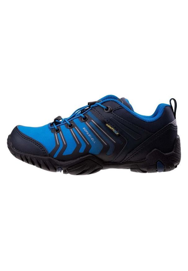 Elbrus - Dziecięce/Młodzieżowe Erimley Logo Waterproof Low Cut Walking Shoes. Kolor: niebieski. Sport: turystyka piesza