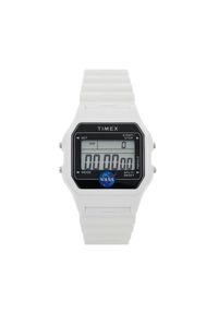 Zegarek Timex. Kolor: biały. Styl: street #1